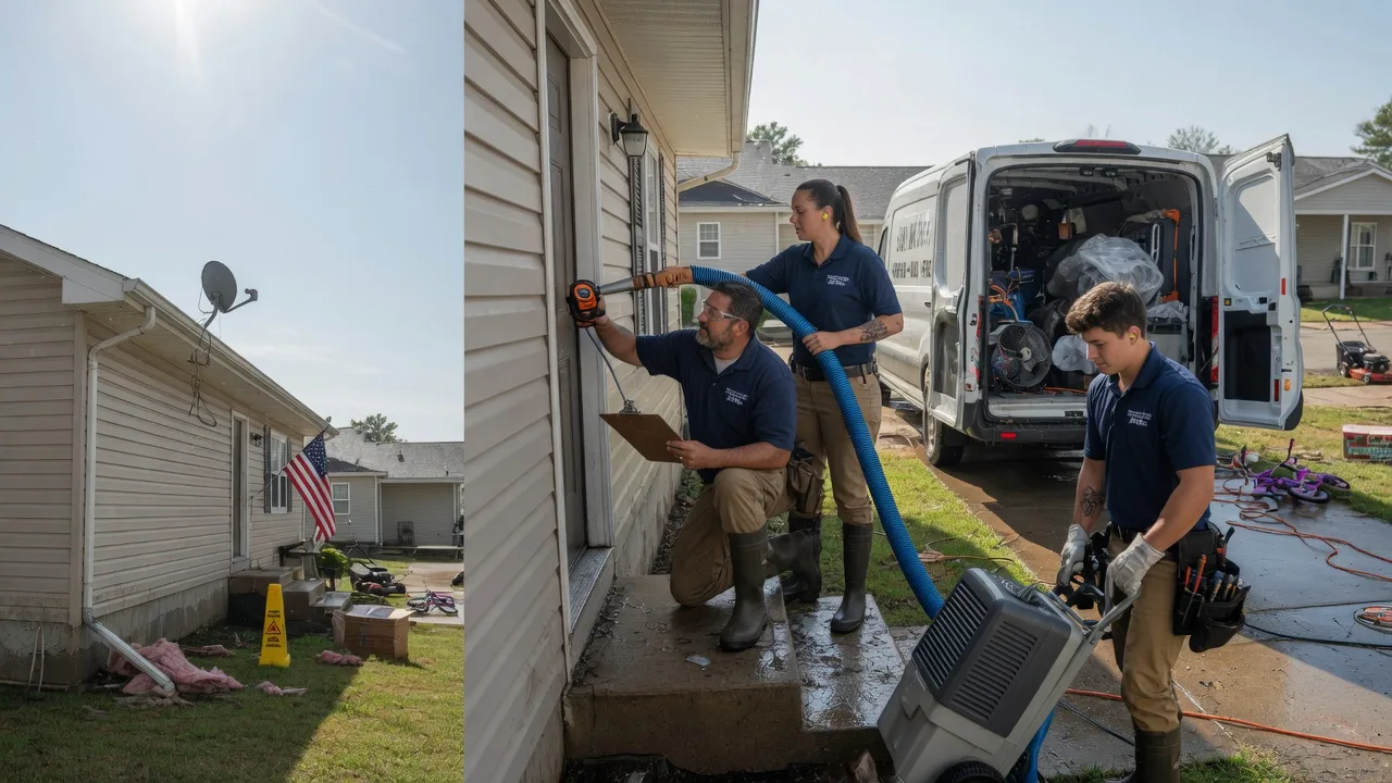 Ceiling Water Damage Restoration in Wilmore, KS near me